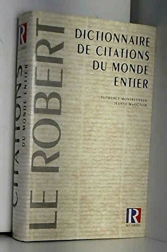 Dictionnaire de citations du monde entier Books