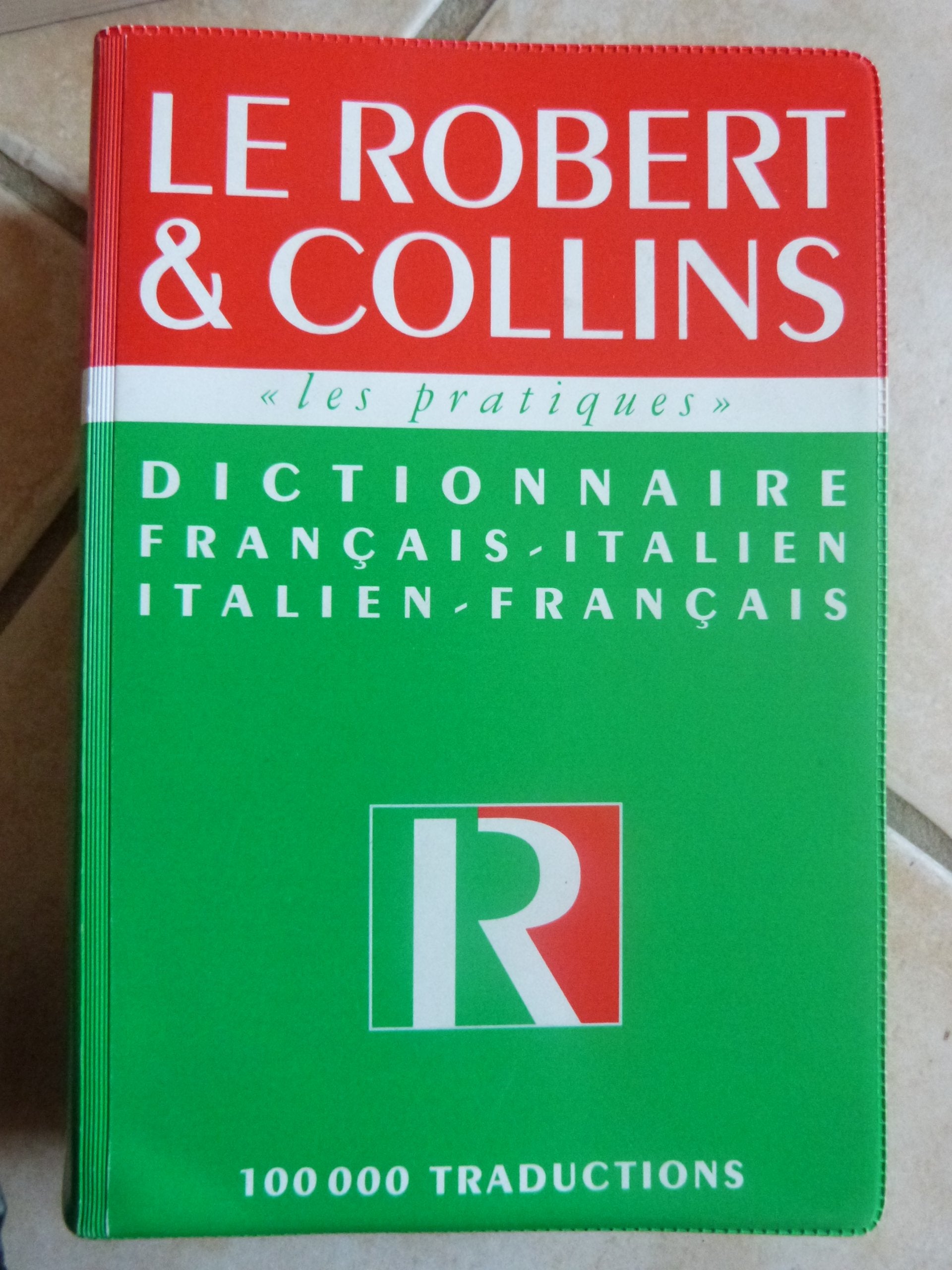 Le robert et collins, dictionnaire français-italien, italien-français book