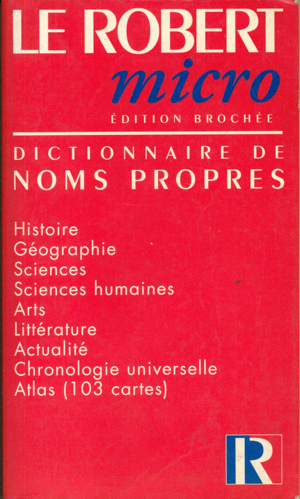 Robert Micro De Poche: Cartes, chronologie Learning & Reference