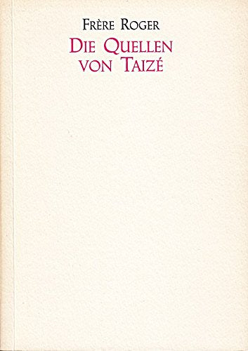Die Quellen von Taizé Books