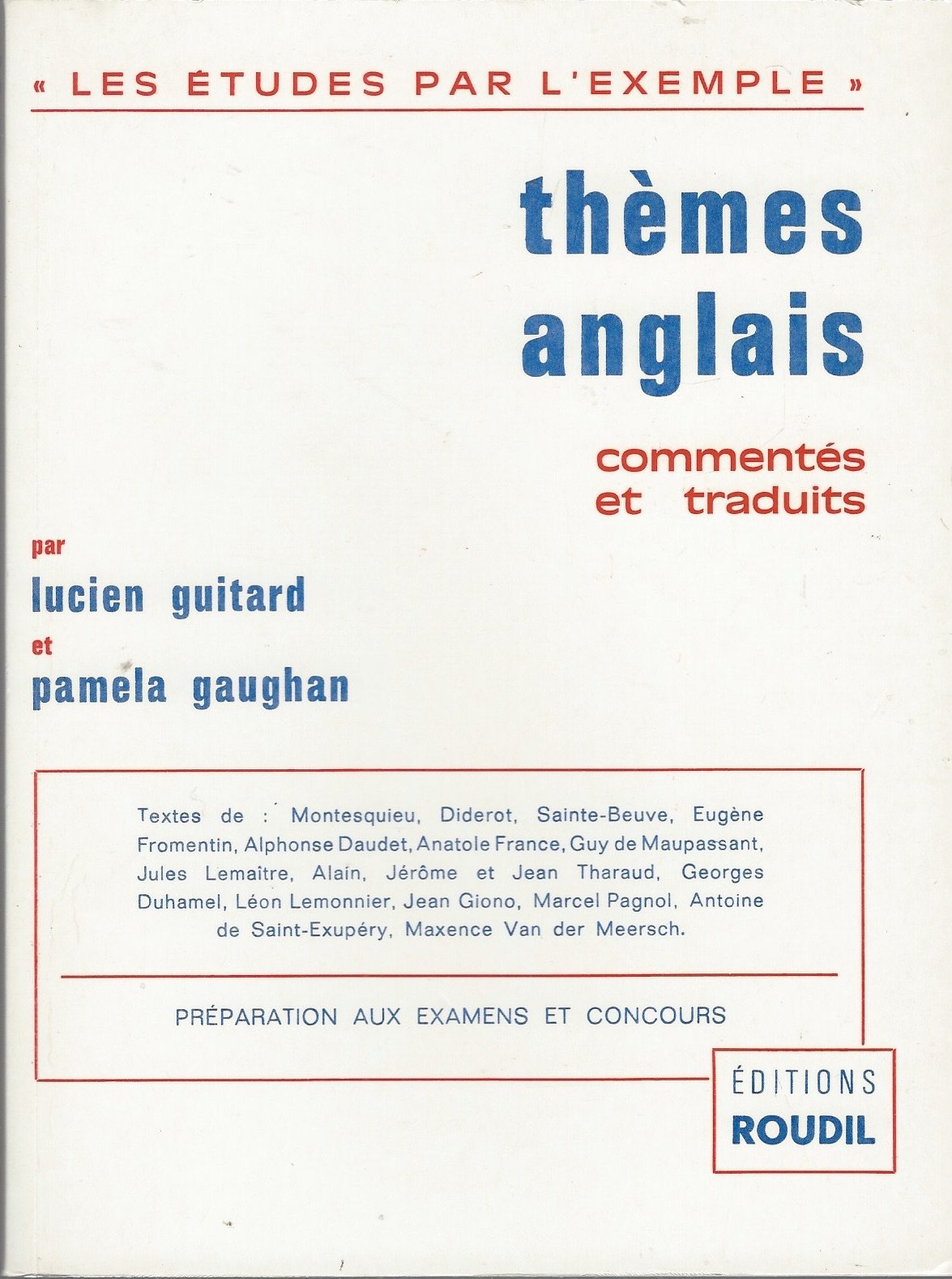 Thèmes anglais (niveau bac et enseignement supérieur) : 20 thèmes d'auteurs avec commentaires et modèle de traduction Books