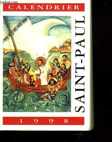 Calendrier Saint-Paul 1999 L'Annee Du Pere Books