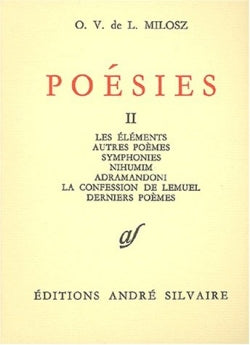 Oeuvres complètes. Vol. 2. Poésies 2 Contemporary literature