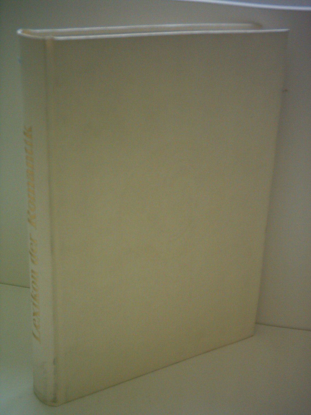 Lexikon der Romantik Learning & Reference Books
