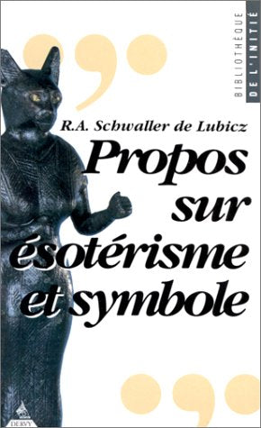 Propos sur ésotérisme et symbole book