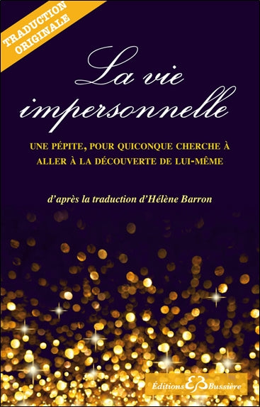 La vie impersonnelle book