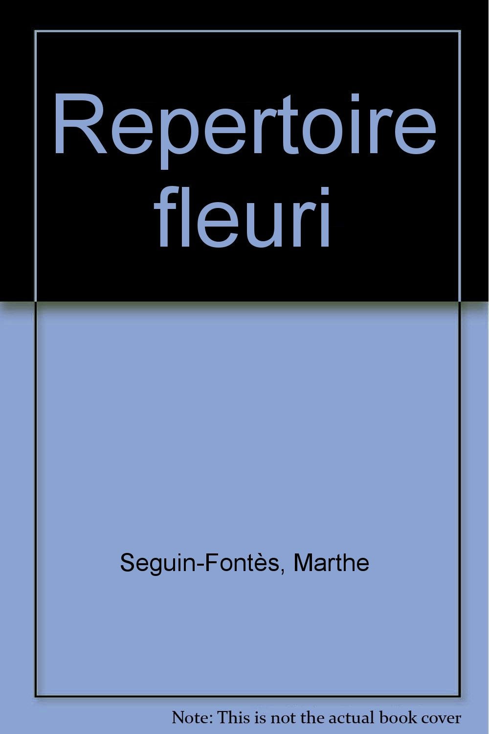 Product Image: Répertoire fleuri