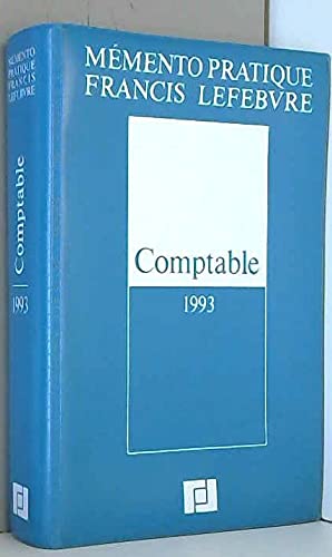 Memento pratique francis lefebvre comptable 1993 : traite des normes et reglementations comptables a Books