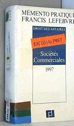 Droit des affaires: Sociétés commerciales, 1997 book