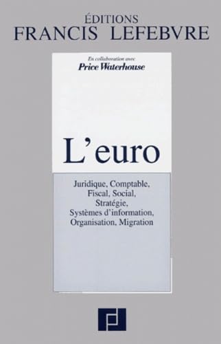 L'Euro. Juridique, Comptable, Fiscal, Social, Strategie, Systemes D'Information, Organisation, Migration book