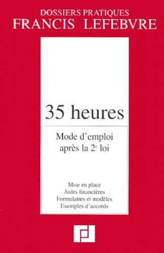 Product Image: 35 heures, mode d'emploi, 2e édition