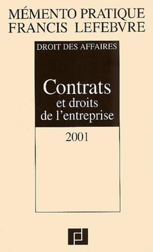 Mémento Contrat et Droits de l'entreprise 2001 book