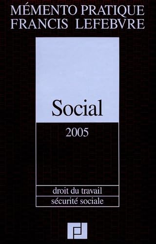 Social 2005: Droit du travail, Sécurité sociale book