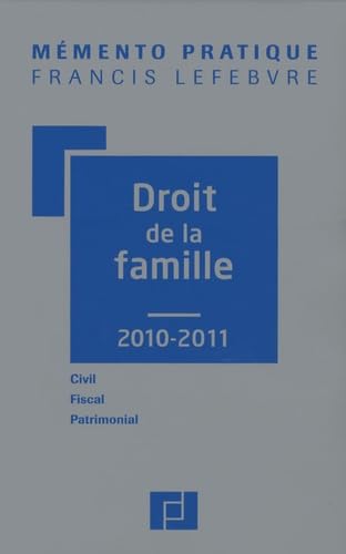 Droit de la famille: Civil, fiscal, patrimonial book