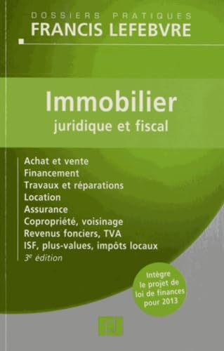 Immobilier juridique et fiscal book