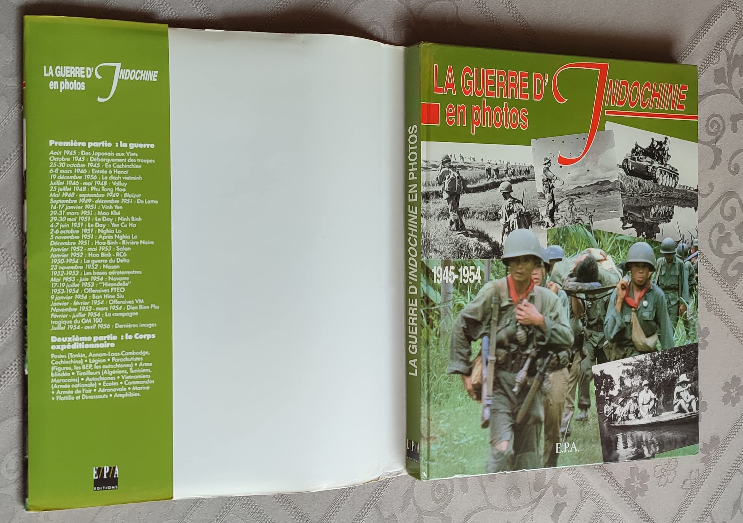 La guerre d'Indochine en photos : 1945-1954 Books