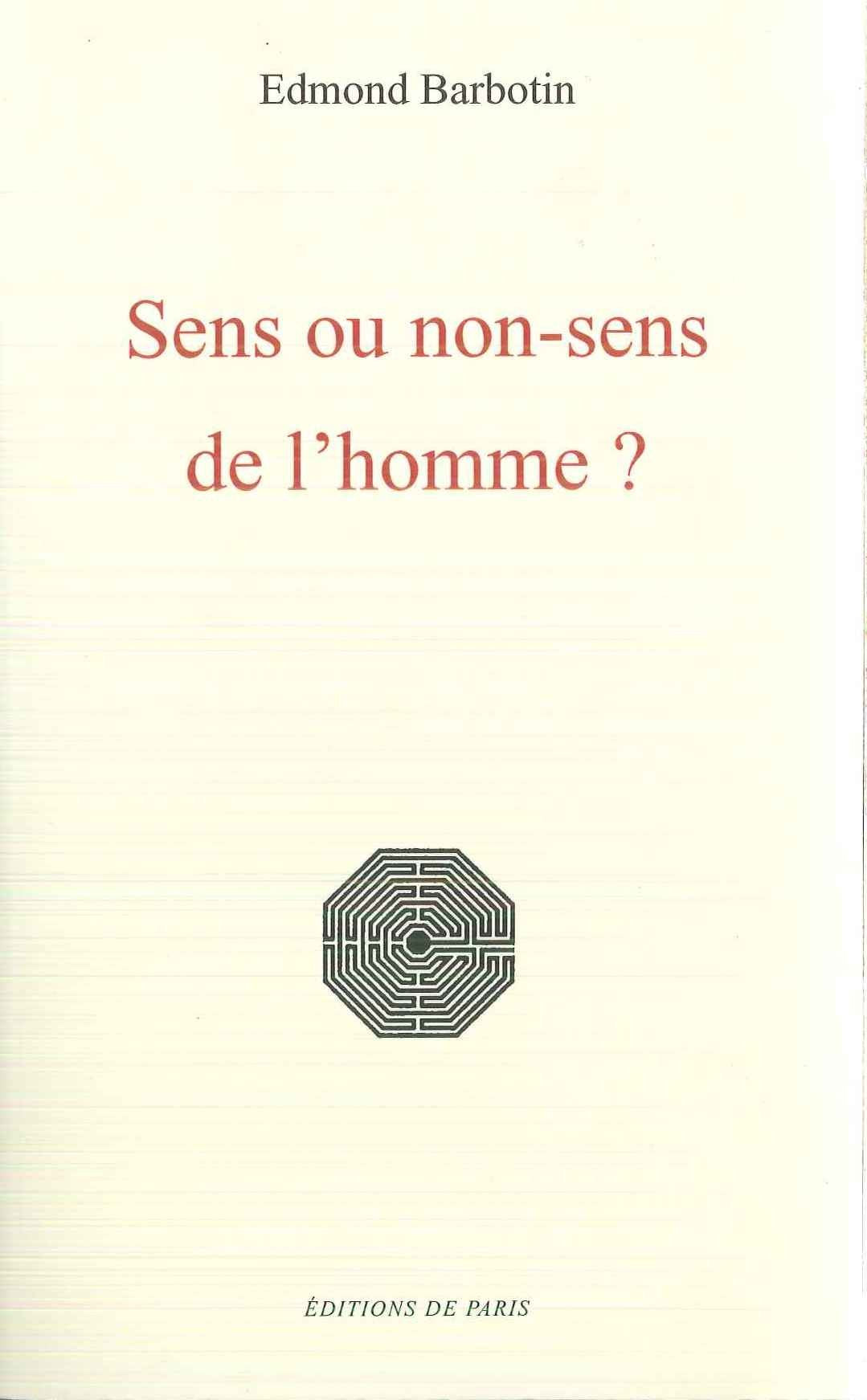 Sens ou non-sens de l'homme ? book