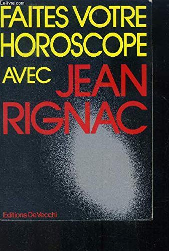 Faites votre horoscope avec Jean Rignac Books