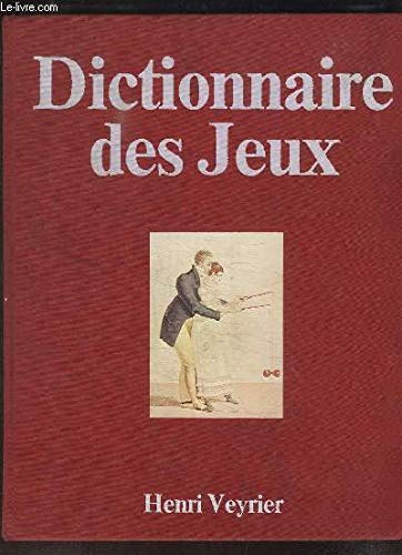 Dictionnaire des Jeux. Books