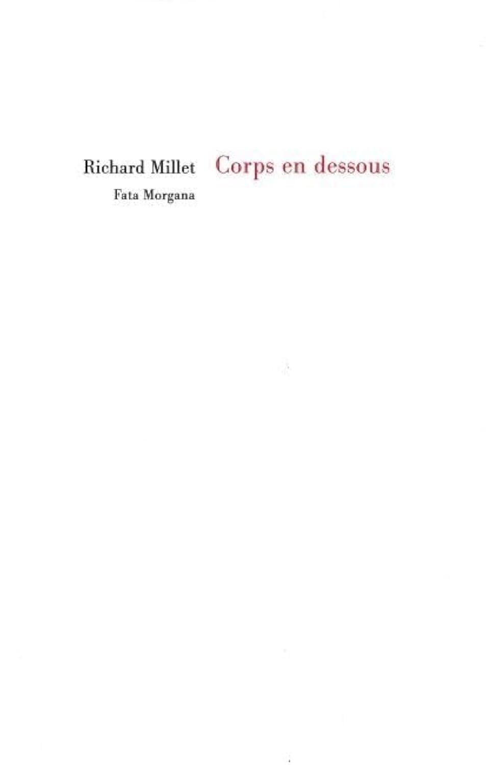Product Image: Corps En-Dessous