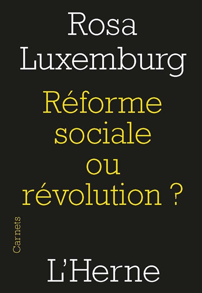 Product Image: Réforme sociale ou révolution ? : extraits