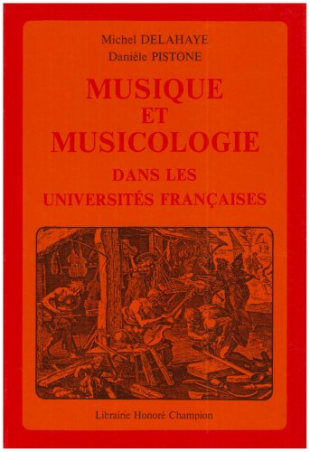 Musique et musicologie dans les universites françaises. book