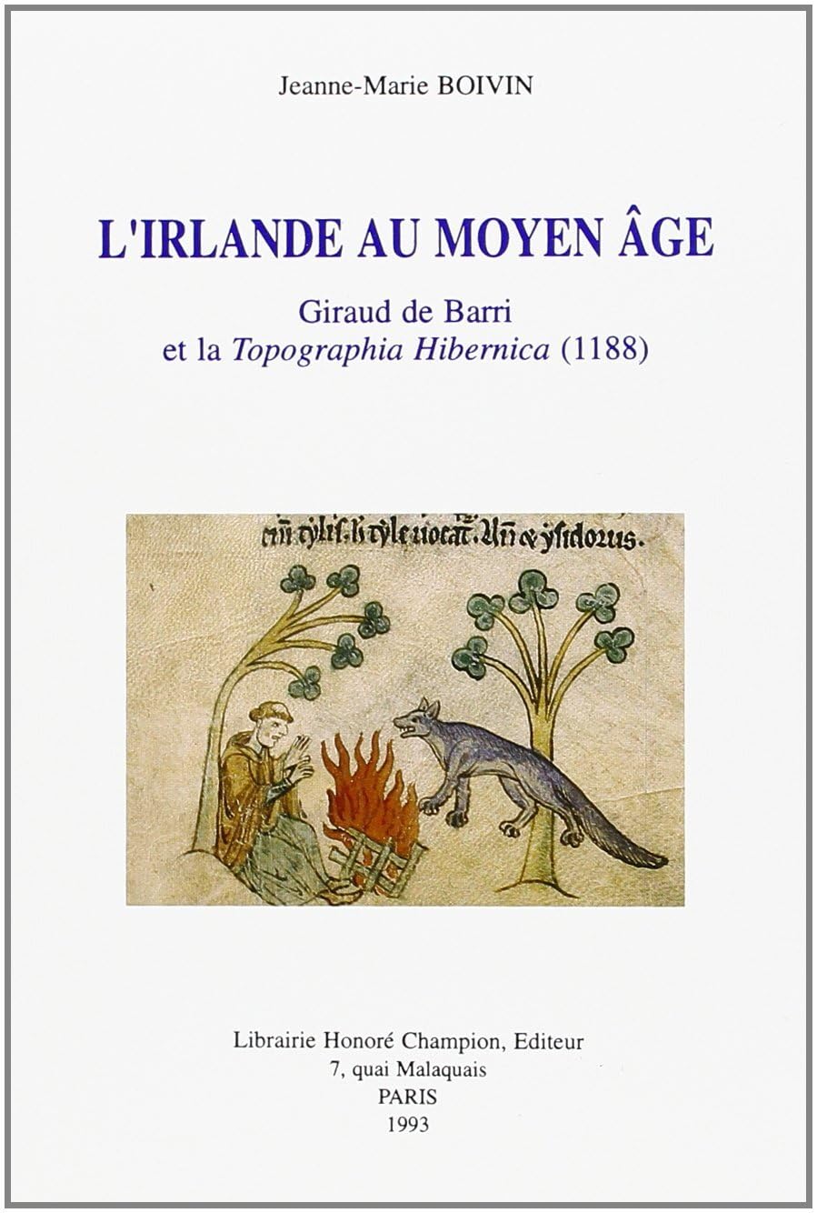 L'Irlande au Moyen Age : Giraud de Barri et la Topographia hibernica, 1188 book