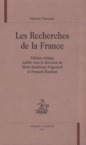 Les recherches de la France Books