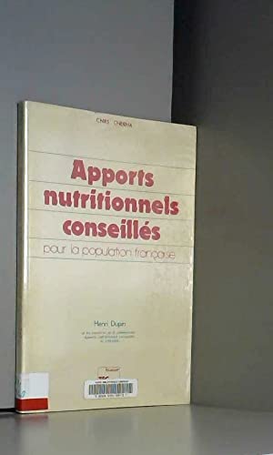 Apports nutritionnels conseillés pour la population française Books