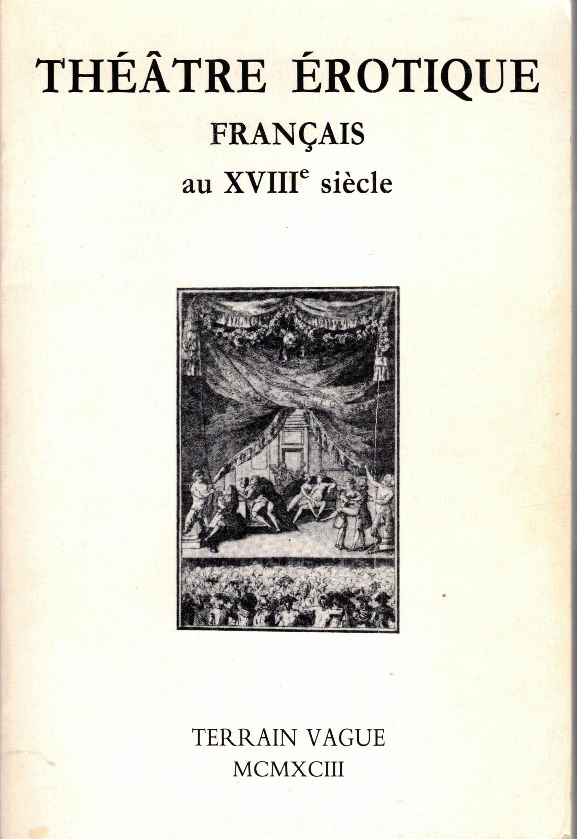 Théâtre érotique français du XVIIIe siècle Books