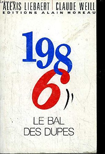 1986 le bal des dupes book