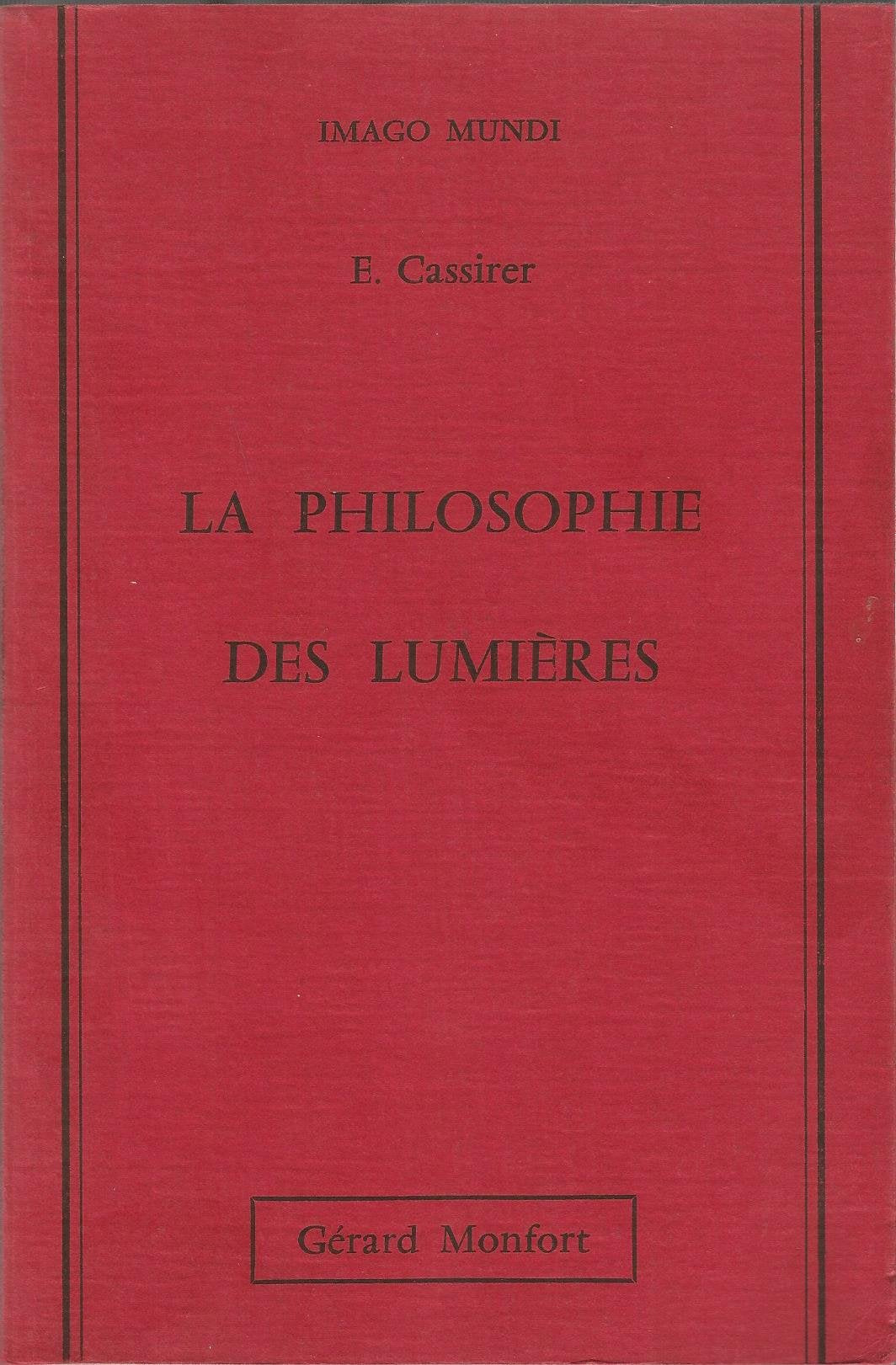 La Philosophie des Lumières book