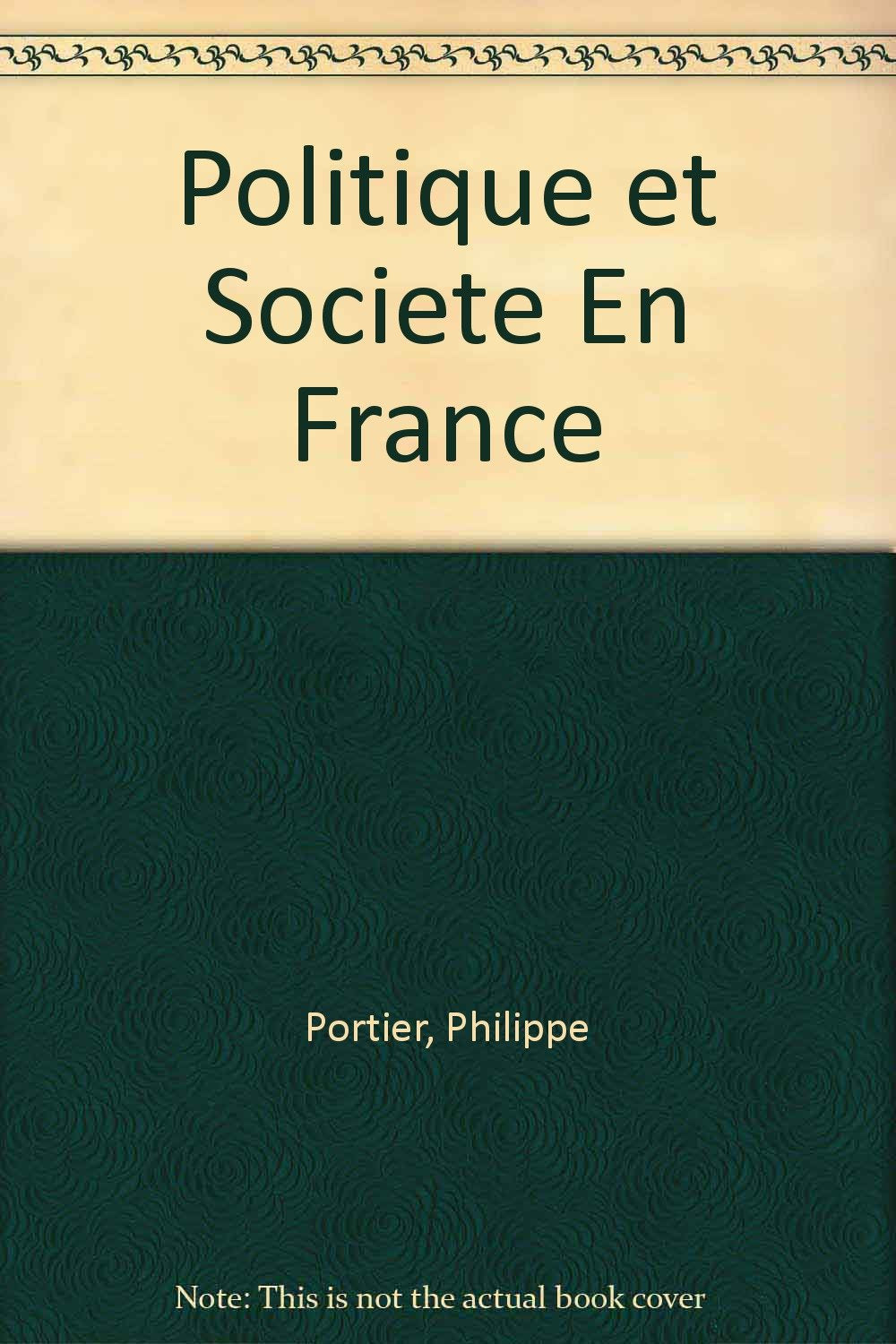Politique et société en France book