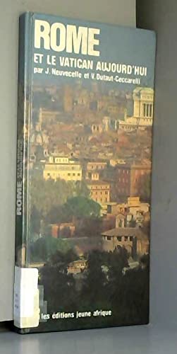 Rome et le Vatican aujourd'hui (Aujourd'hui) book