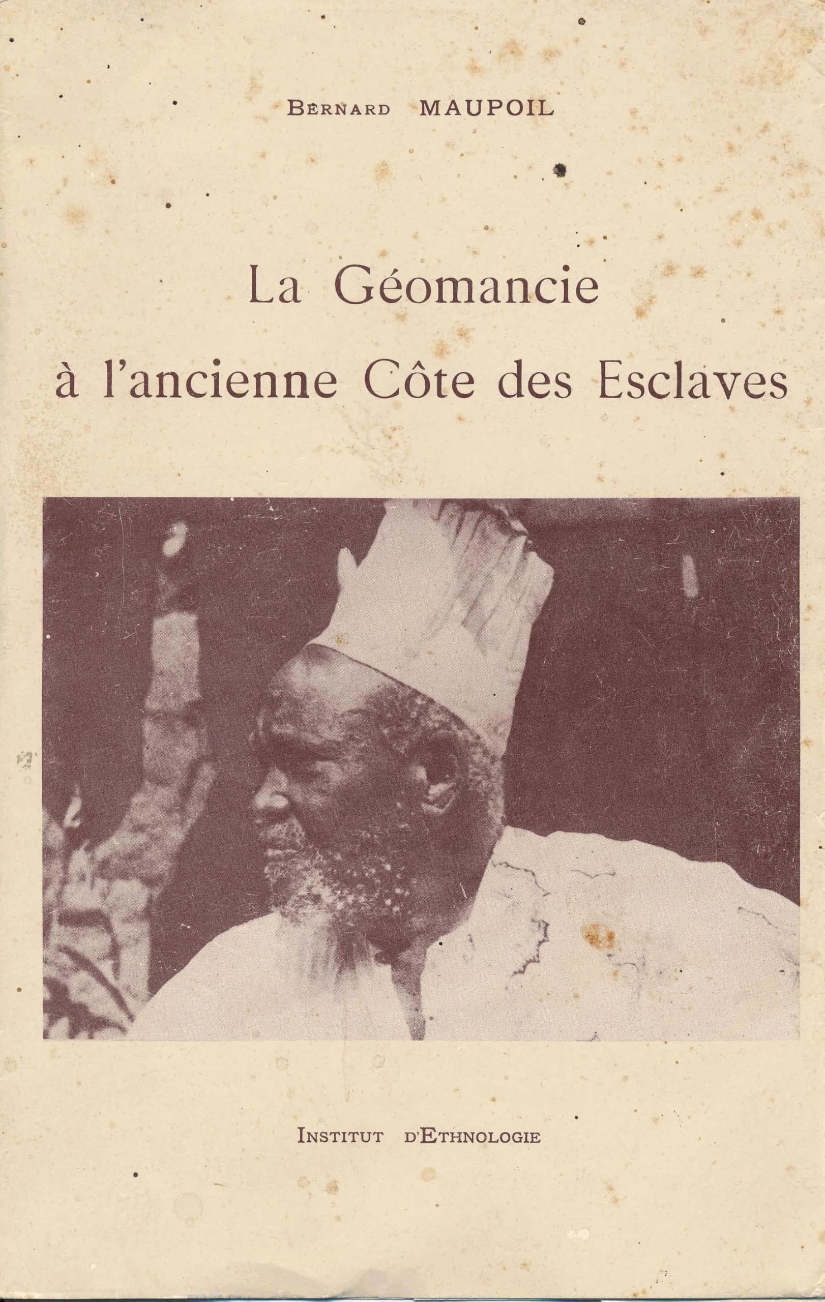 La Géomancie à l'ancienne côte des Esclaves book