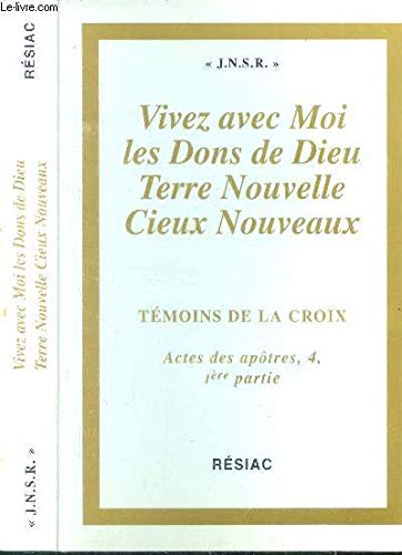 VIVEZ AVEC MOI LES DONS DE DIEU JNSR book