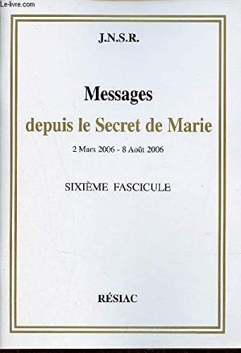 MESSAGES DEPUIS LE SECRET DE MARIE T5 Books