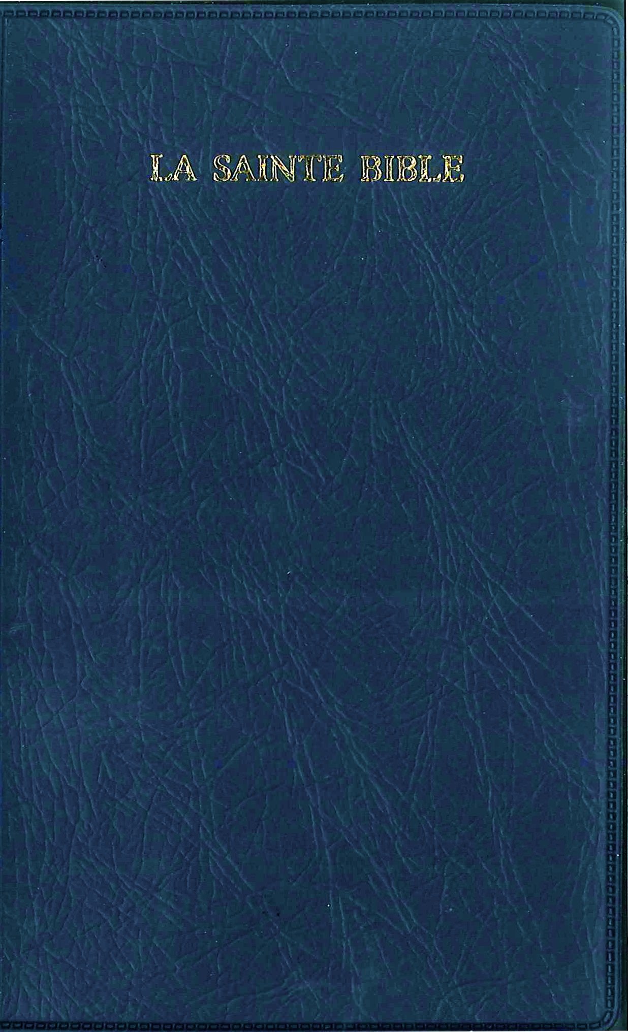 La Sainte Bible avec onglets: Vinyle bleu marine Religion & Esotericism