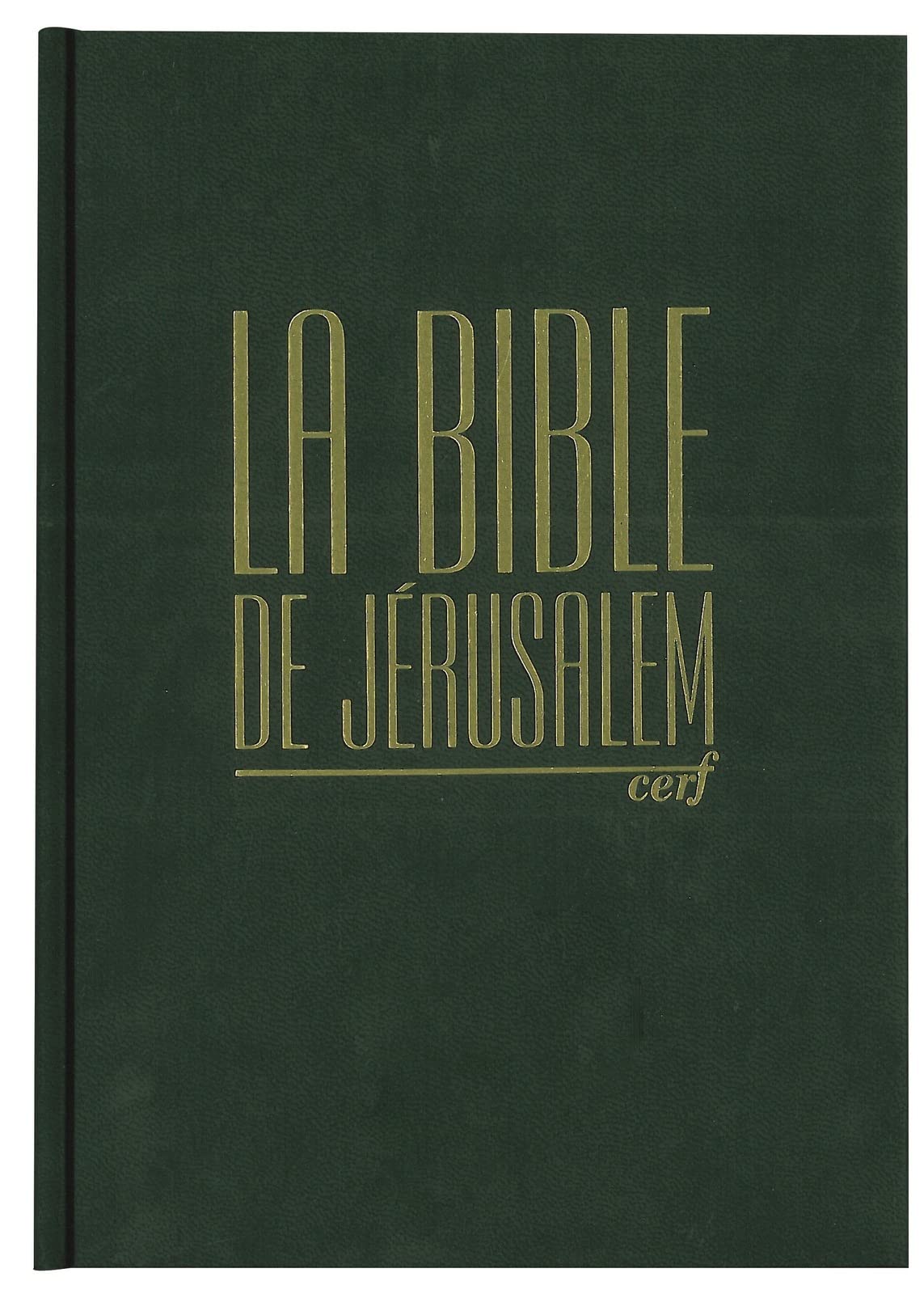 Bible Jérusalem - Format compact, reliure rigide verte Religion & Esotericism