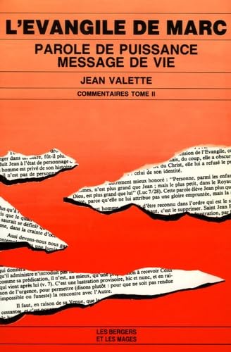 L'Evangile de Marc Tome 2: Paroles de puissance, message de vie book