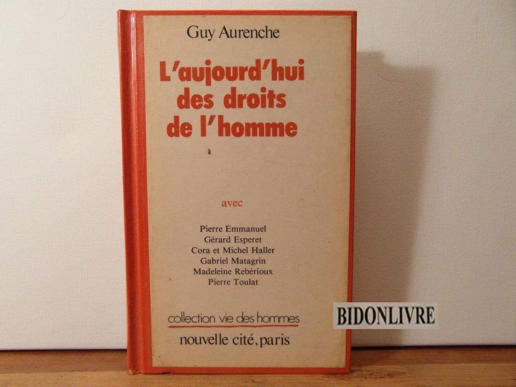 L'Aujourd'hui des droits de l'homme book