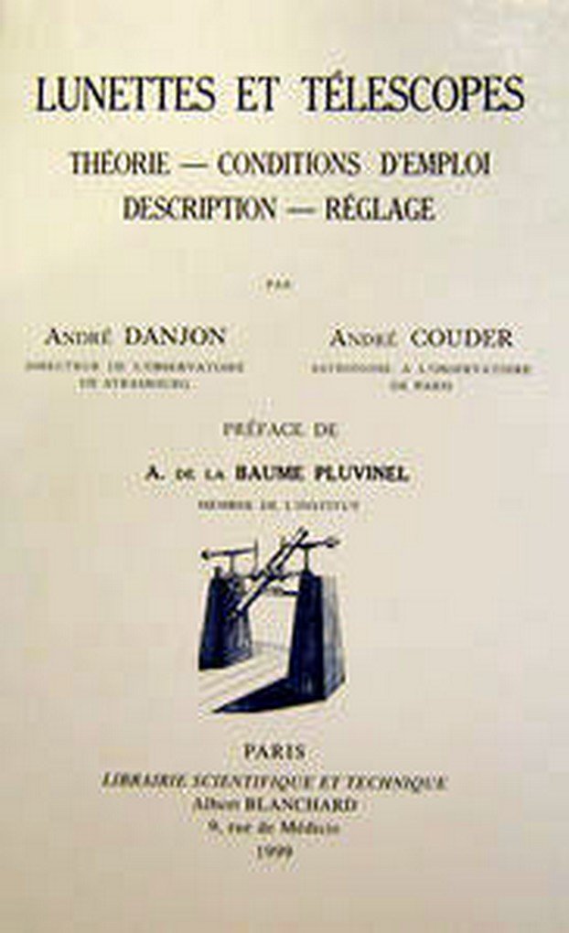 Lunettes et télescopes : théorie, conditions d'emploi, description, réglage book