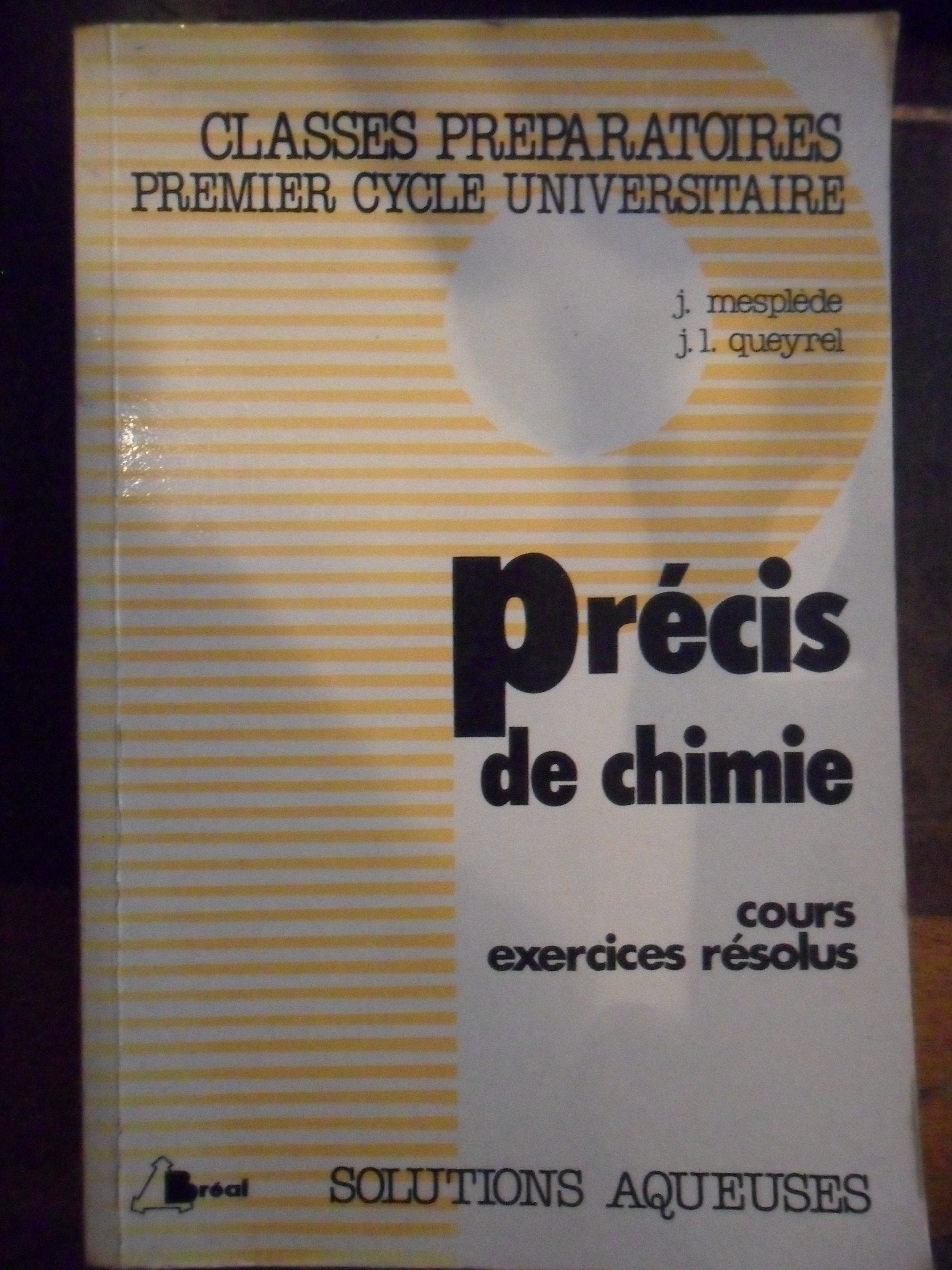 Product Image: Precis de chimie 2 solutions aqeuses