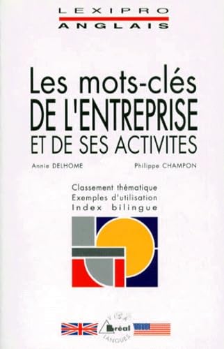 Les mots clés de l'entreprise et de ses activités book
