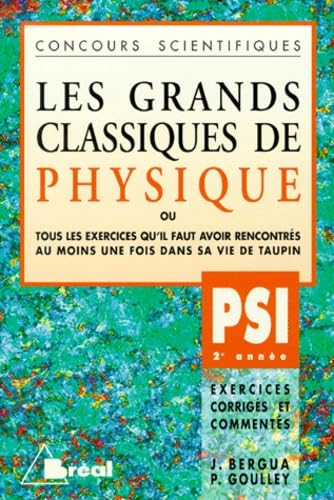 Les Grands Classiques de Physique, PSI - 2e année book