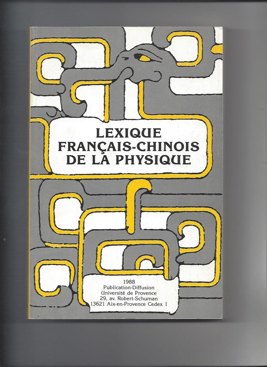 Lexique français-chinois de la physique Books
