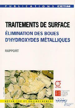 Traitements de surface - élimination des boues d'hydroxydes métalliques book