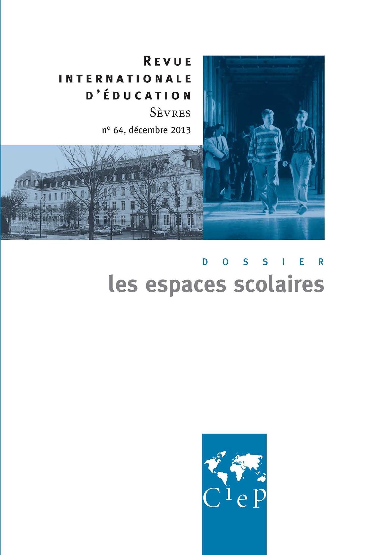 Les espaces scolaires - Revue internationale d'éducation Sèvres 64 book