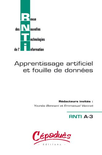 Revue des Nouvelles Technologies de l'Information -RNTI A3 Apprentissage Artificiel et Fouille de Données book