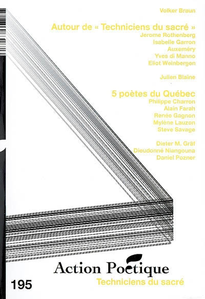 Product Image: Action poétique, n° 195